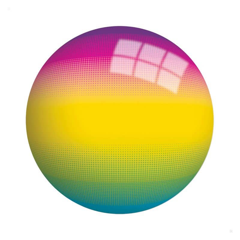 Pelota PVC Rainbow diámetro 13 cm marca John 54185 COLOR BABY