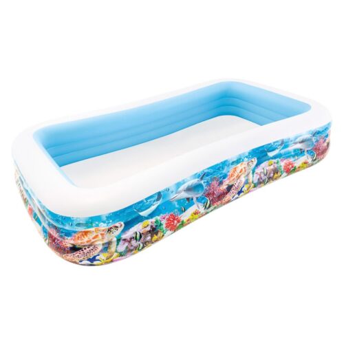 Piscina hinchable tropical 1050 litros 3 cámaras de aire 58485 INTEX