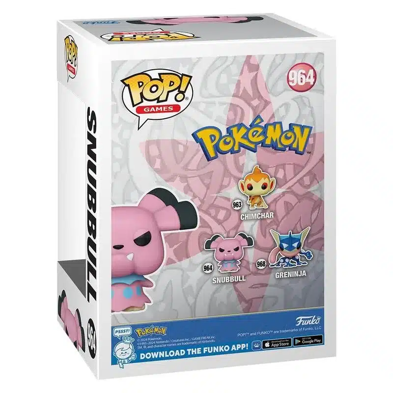 Funko Pop Snubbull Pokémon 964 figura completa de vinilo - Imagen 3