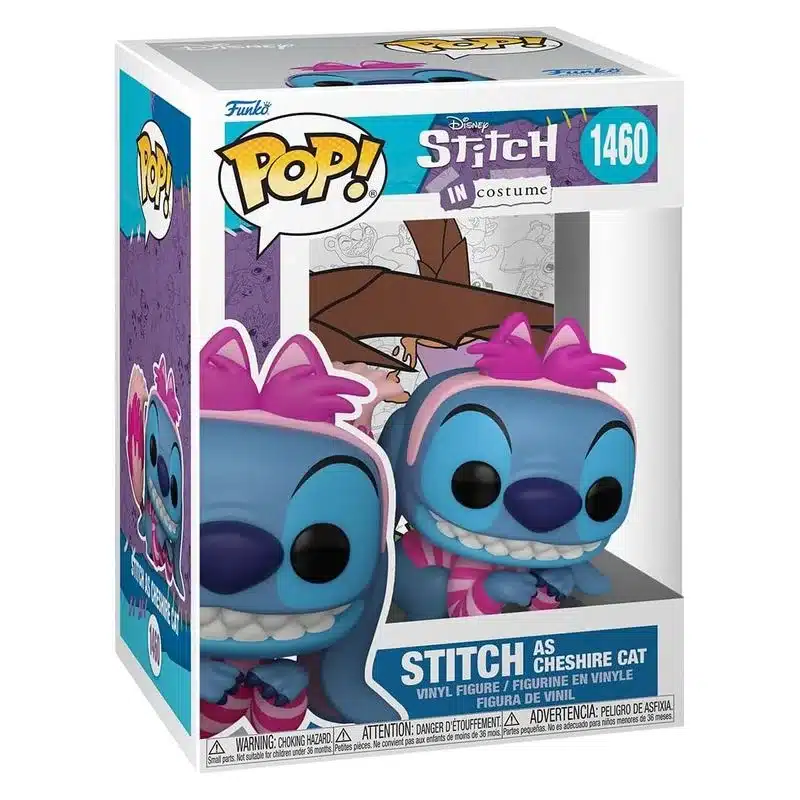 Funko POP Stitch in costume 1460 disfrazado del gato de Alicia Disney - Imagen 2
