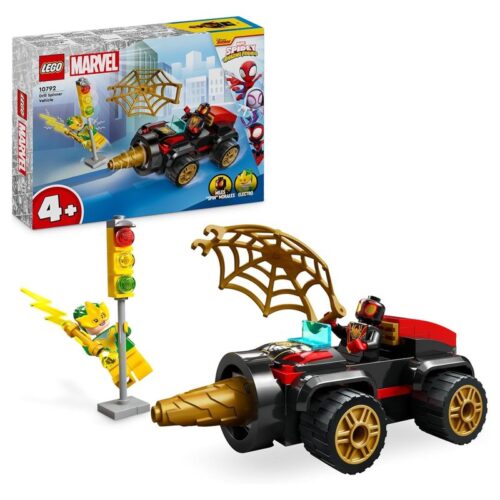 Lego Spidey vehículo perforador Miles Morales Electro Marvel 10792