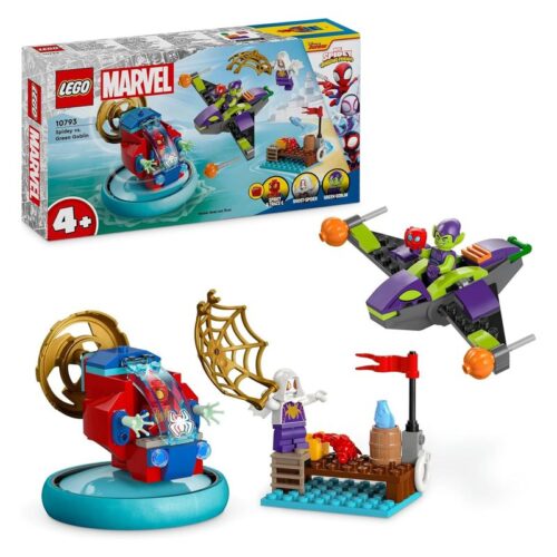 Lego Spidey y Ghost Spider vs Duende Verde Marvel set 10793