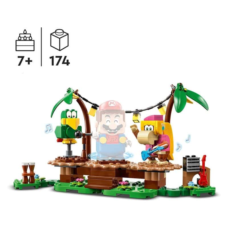 LEGO 71421 Super Mario set de expansión Jaleo en la Jungla con Dixie Kong - Imagen 2