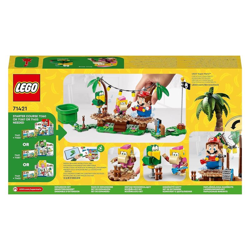 LEGO 71421 Super Mario set de expansión Jaleo en la Jungla con Dixie Kong - Imagen 3