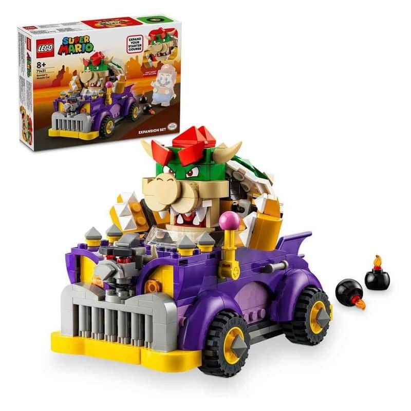 LEGO 71431 Super Mario set expansión coche monstruoso Bowser coleccionable