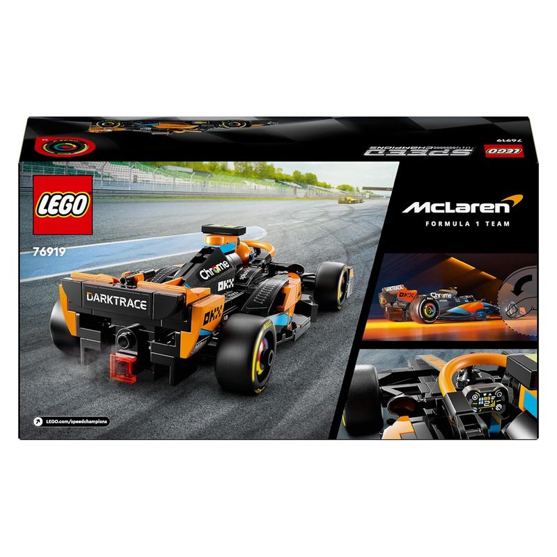 LEGO 76919 Speed Champions Fórmula 1 edición McLaren 2023 con piloto - Imagen 2