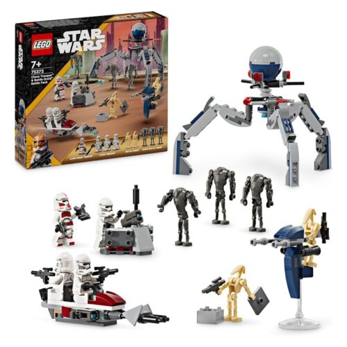 LEGO 75372 Star Wars Pack de combate soldado Clon y Droide de combate