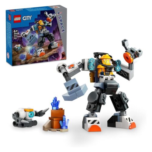 LEGO 60428 City Space Meca de construcción espacial con robot de juguete
