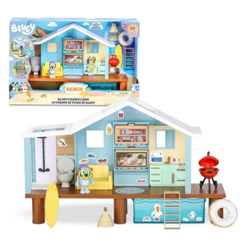 Bluey Playset Casa de la Playa con Figura y Accesorios BLY66000 Famosa