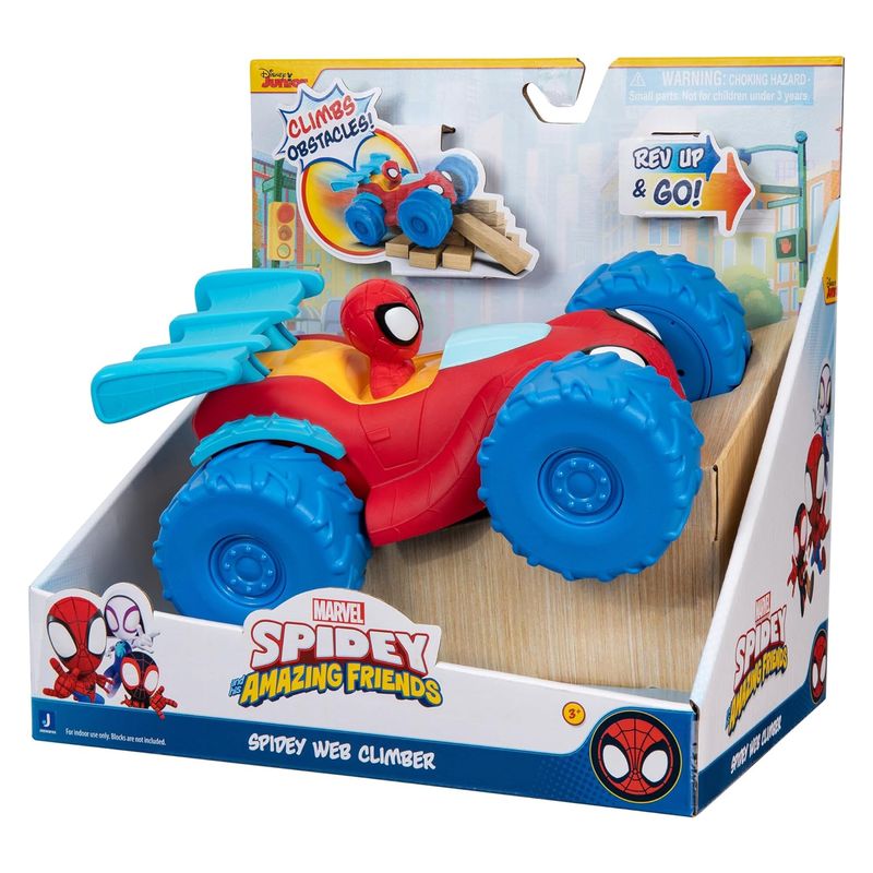 Vehículo Web Climber Quad Spidey y sus increíbles amigos SNF0244 ToyPartner - Imagen 3