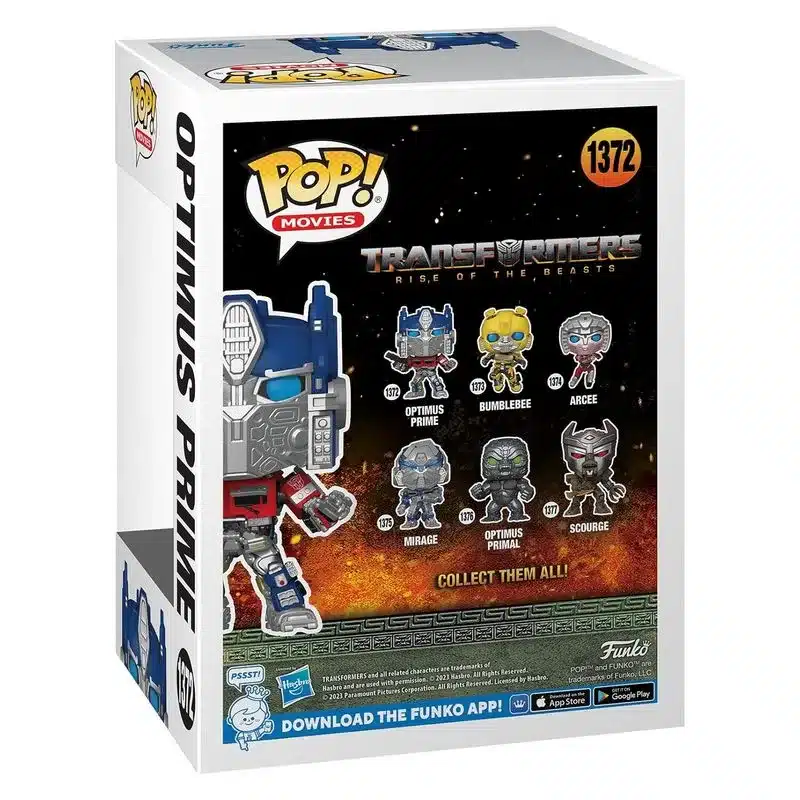 Funko Pop Optimus Prime Transformers Rise of Beasts 1372 completo vinilo - Imagen 3