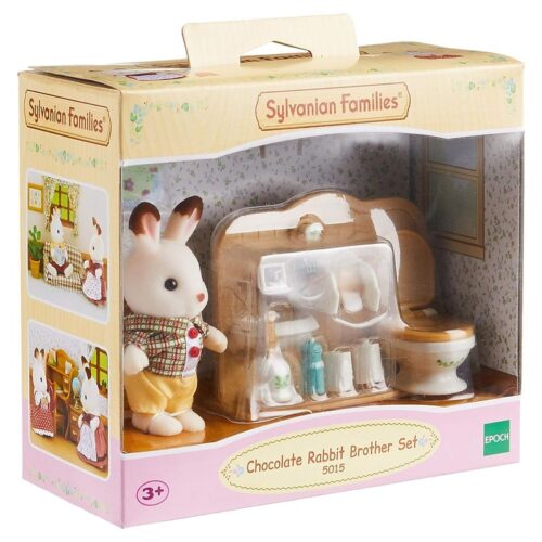 Set hermano conejo chocolate Sylvanian Families  colección 5015 EPOCH