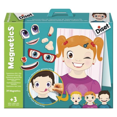 Magnetics Expresiones 63247 Diset juego educativo con piezas magnéticas