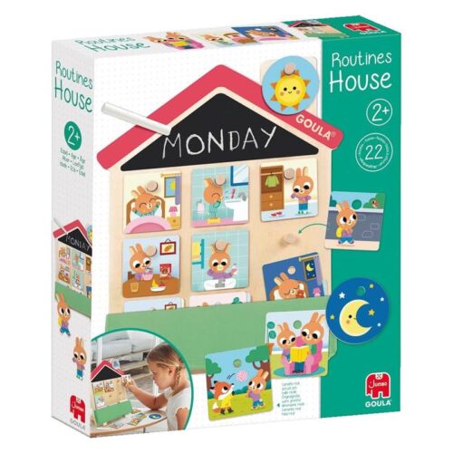 Juego educativo infantil rutinas diarias con formas 211 GOULA
