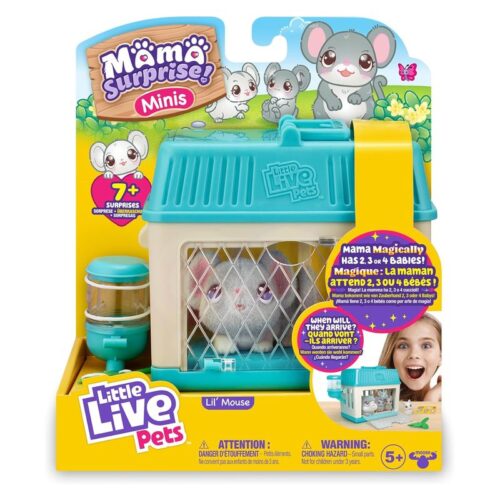 Juguete ratoncito Mini Mama Surprise Little Live PetsLP301000-RAT Famosa