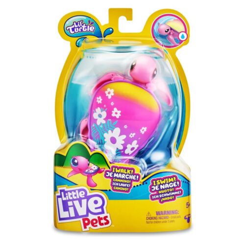 Tortugas molonas rosa colección Little Live Pets Beachbloom Famosa LPU082000
