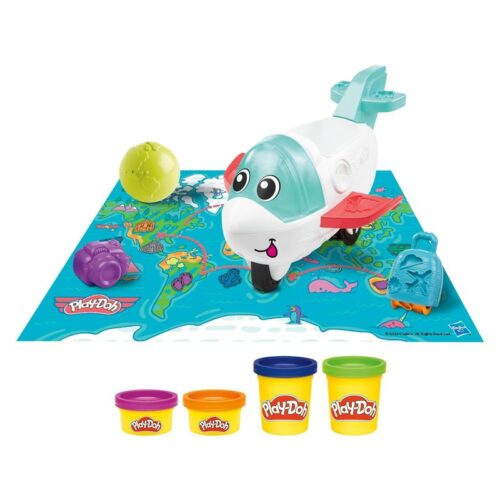Set de juego de primeras creaciones con el avión Play-Doh F8804 Hasbro