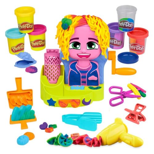 Play-Doh peluquería con estilo con seis botes de plastilina F8807 Hasbro