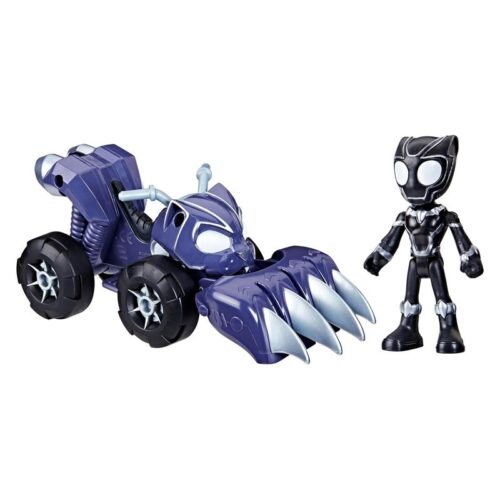 Figura más vehículo de Black Panther y su patrullero Panter F9349 Hasbro