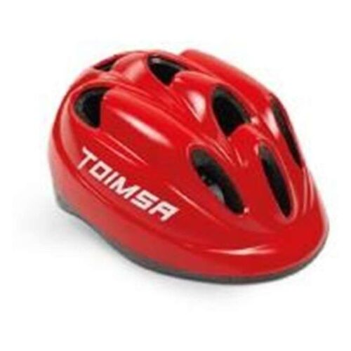 Casco infantil bicicleta de protección rojo 52-56cm Toimsa 10710