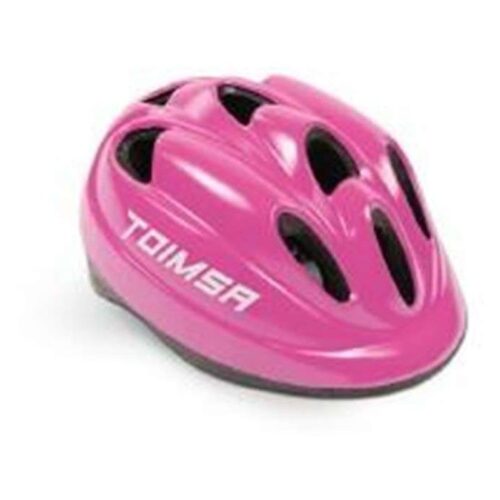 Casco infantil bicicleta de protección rosa 52-56cm Toimsa 10711