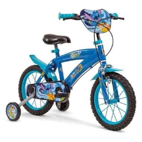 Bicicleta infantil Disney Stitch 12 pulgadas azul 12500 TOIMSA