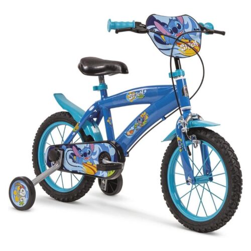 Bicicleta infantil Disney Stitch 14 pulgadas azul 14500 TOIMSA