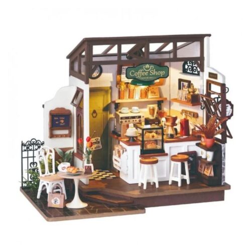 Maqueta cafetería en miniatura DIY premium 3D DG162 ROBOTIME