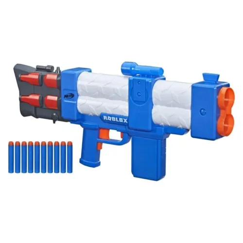 Nerf Roblox arsenal pulse laser motorizada con 10 dardos F2484 HASBRO