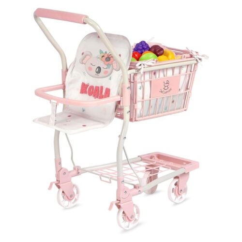 Carro de compra rosa y blanco edición Koala DeCuevas Toys 52179