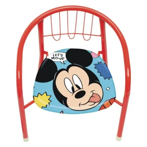 Silla infantil metal de Disney Mickey Mouse 35,5x30x33,5cm WD15232 ARDITEX