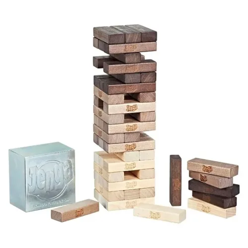 Jenga edición rústica C2314 Hasbro Gaming basado en la versión clásica