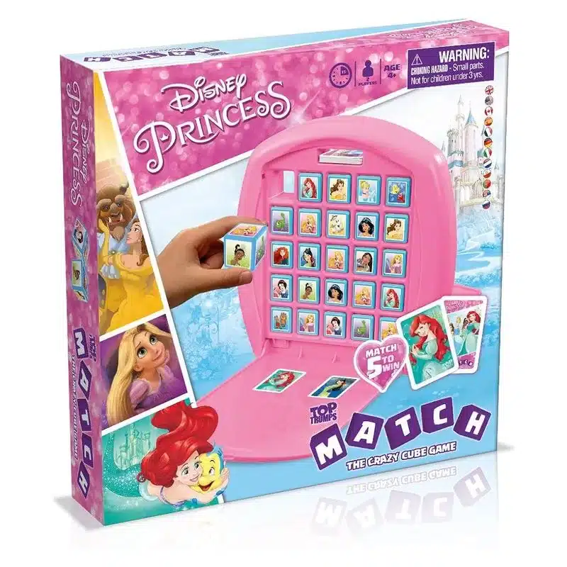 Match Disney Princesas 3170 Winning Moves juego Top Trumps conecta cinco linea - Imagen 3