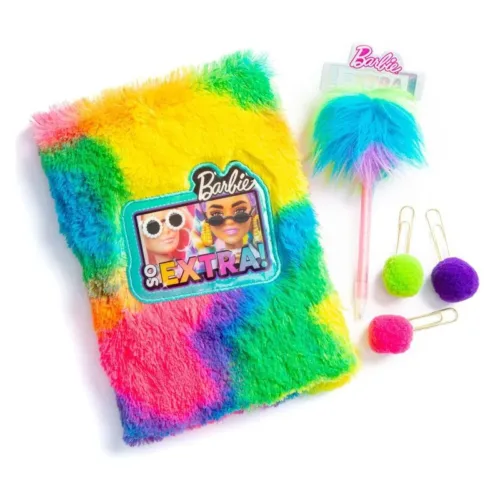 Diario de Barbie con portada multicolor con clips y boligrafo 99-0056 VALUVIC