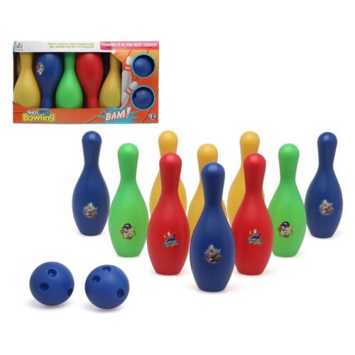 Set de juego de bolos con pelota Shot Go Bowling 74126 ATOSA