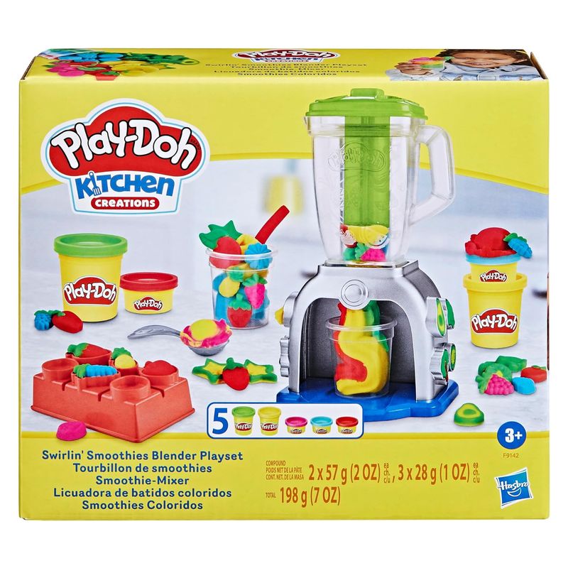 Licuadora de batidos coloridos Play-Doh set de manualidades F9142 HASBRO - Imagen 2