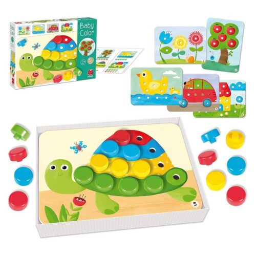 Juego educativo preescolar Baby Color con piezas y formas 53140 GOULA