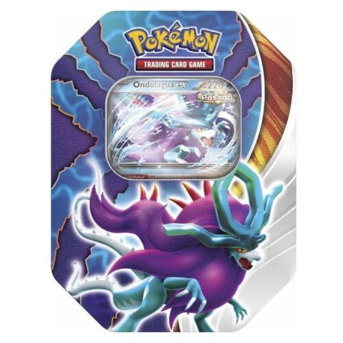 Caja de cartas Pokémon TCG Lata Futuro y Pasado EX edición Ondulagua