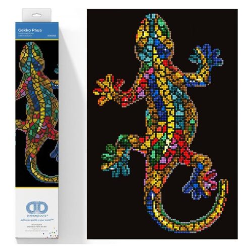 Diamond Dotz salamandra multicolor DD6002 MADNESSTOYS pintura diamantes