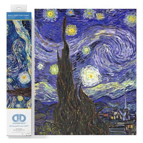 Diamond Dotz Noche Estrellada DD9001 MADNESSTOYS pintura con diamantes