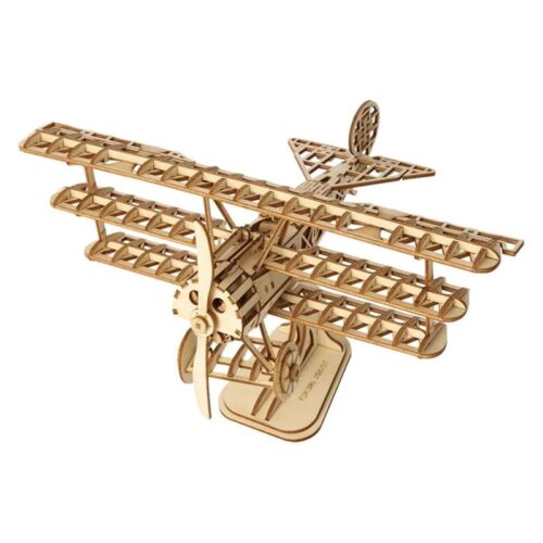 Maqueta de madera 3D avioneta clásica Rolife TG301 ROBOTIME