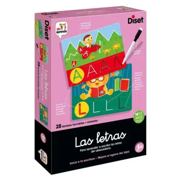 Las letras juego educativo Yo Aprendo 463863 Diset con 27 láminas ...