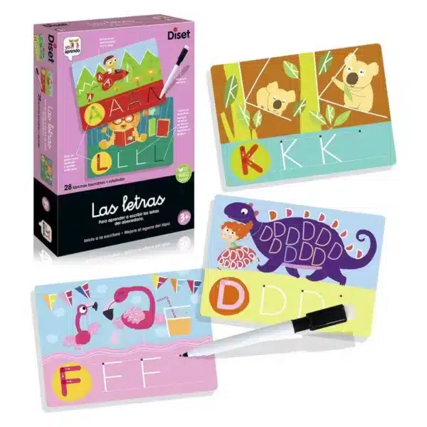 Las letras juego educativo Yo Aprendo 463863 Diset con 27 láminas ...