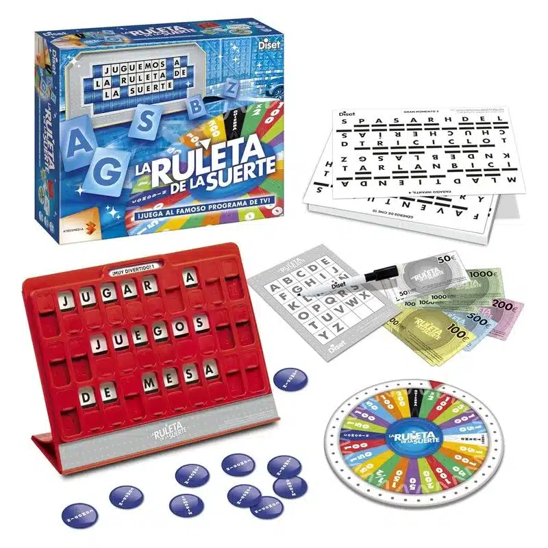 La Ruleta de la Suerte juego mesa Diset inspirado en el programa TV - Imagen 2