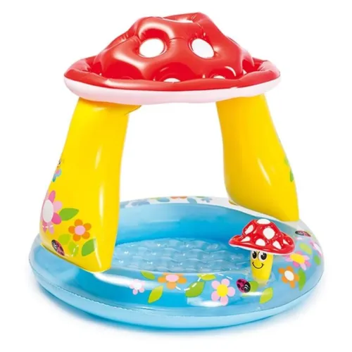 Piscina infantil con forma de seta 45 litros 102×89 cm 57114 INTEX