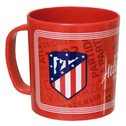 Taza de microondas Atlético de Madrid roja MG13ATL CYP
