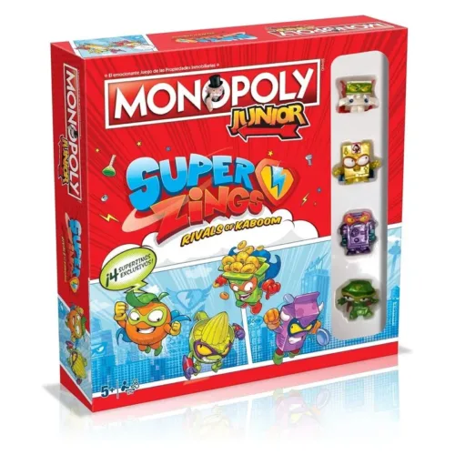 Juego mesa Monopoly Junior Superzings Rivals of Kaboom 40563 ELEVEN FORCE