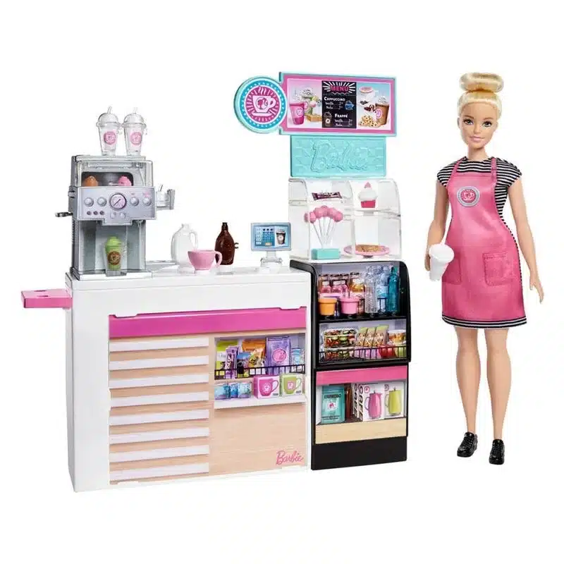 Cafetería de Barbie con muñeca y accesorios 29cm GMW03 HASBRO