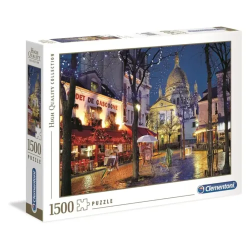 Puzzle 1500 piezas MontMartre París Navidad alta resolución 31999 CLEMENTONI