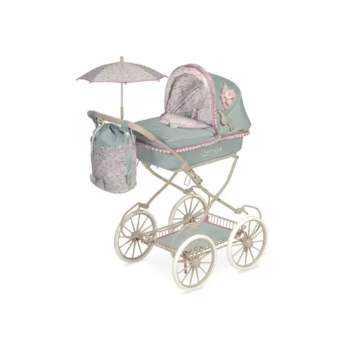 Coche muñeca provenza con sombrilla y bolso canastilla 81045 DECUEVAS
